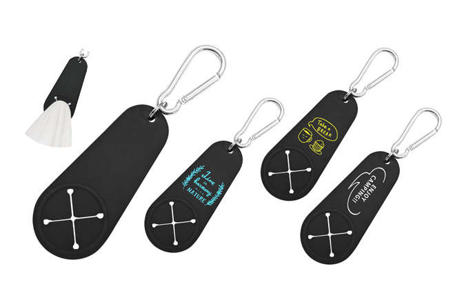 カラビナ付 タオル ホルダー | オリジナルグッズ・OEM・ノベルティ製作