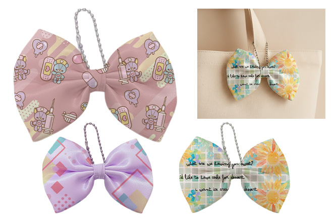 リボン チャーム | オリジナルグッズ・OEM・ノベルティ製作