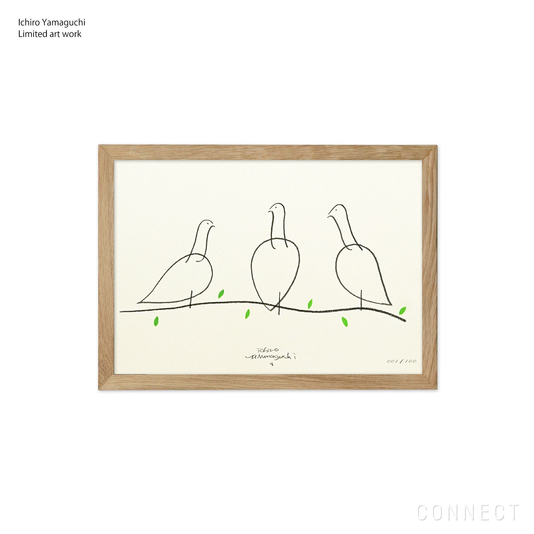 山口一郎 / Giclee（ジクレー印刷）「鳥」 / Sサイズ / アートポスター