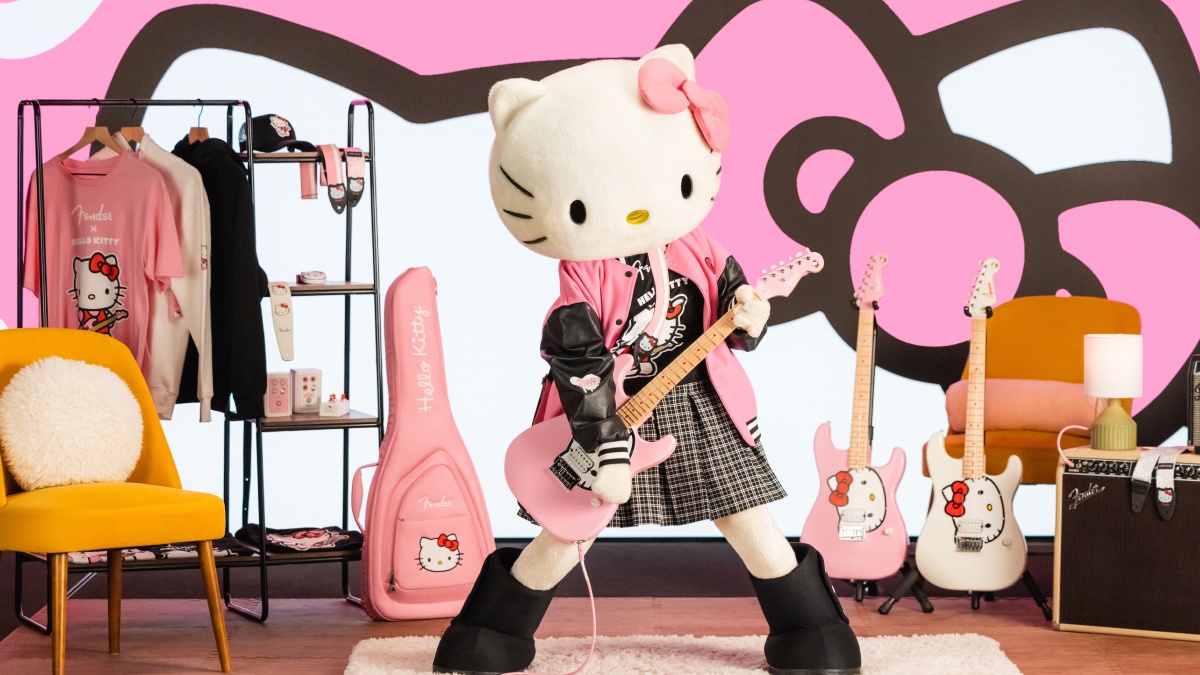 Fender Unveils Hello Kitty 50th Anniversary Guitar