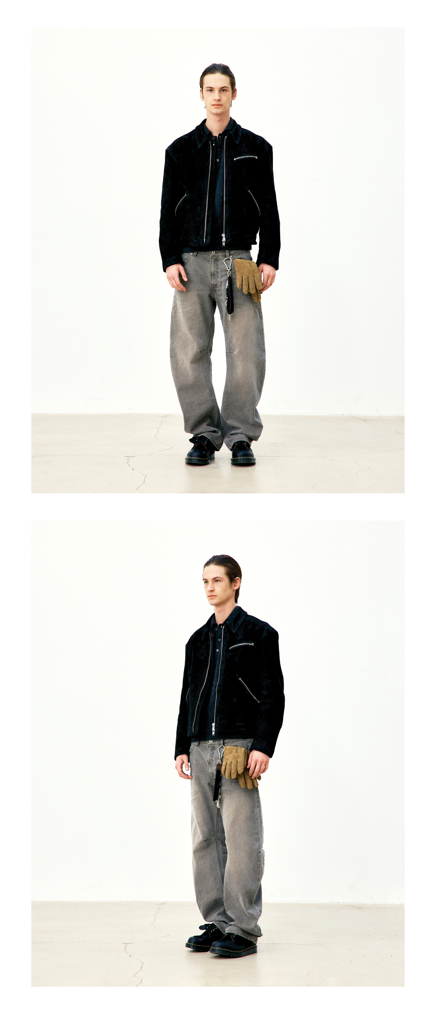 MUSINSA公式 | COOR ダブルフェイスウールミニマルマルチジャケット