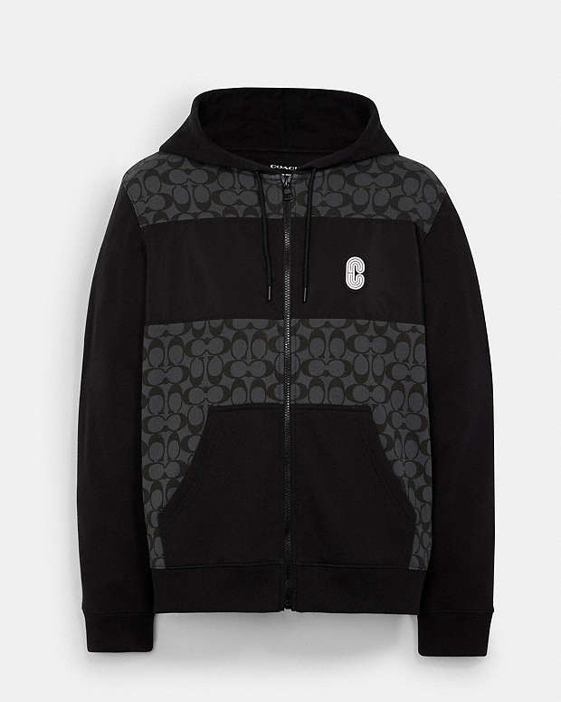 公式】コーチアウトレット | シグネチャー フルジップ フーディー