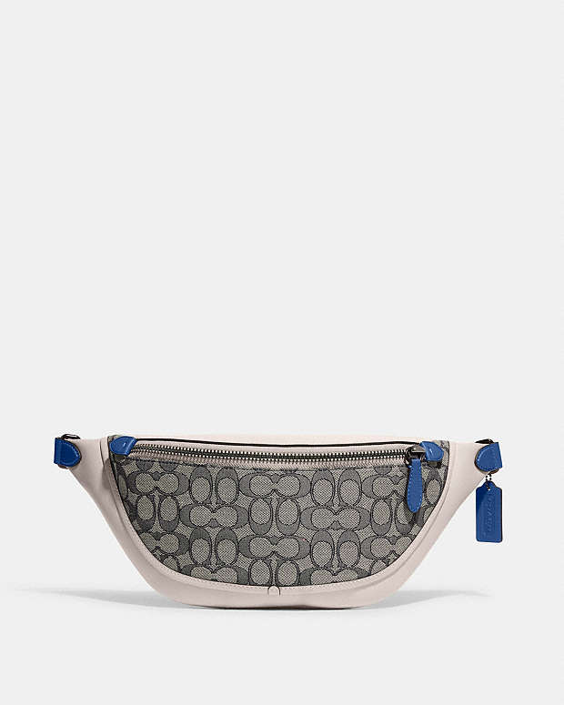 公式】COACH – コーチ | リーグ ベルト バッグ シグネチャー ジャカード