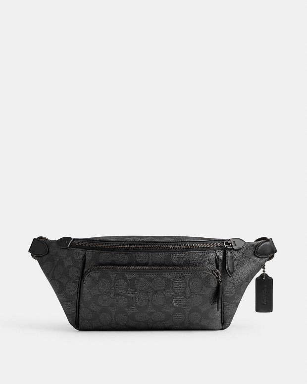 公式】COACH – コーチ | リーグ ベルト バッグ・シグネチャー キャンバス