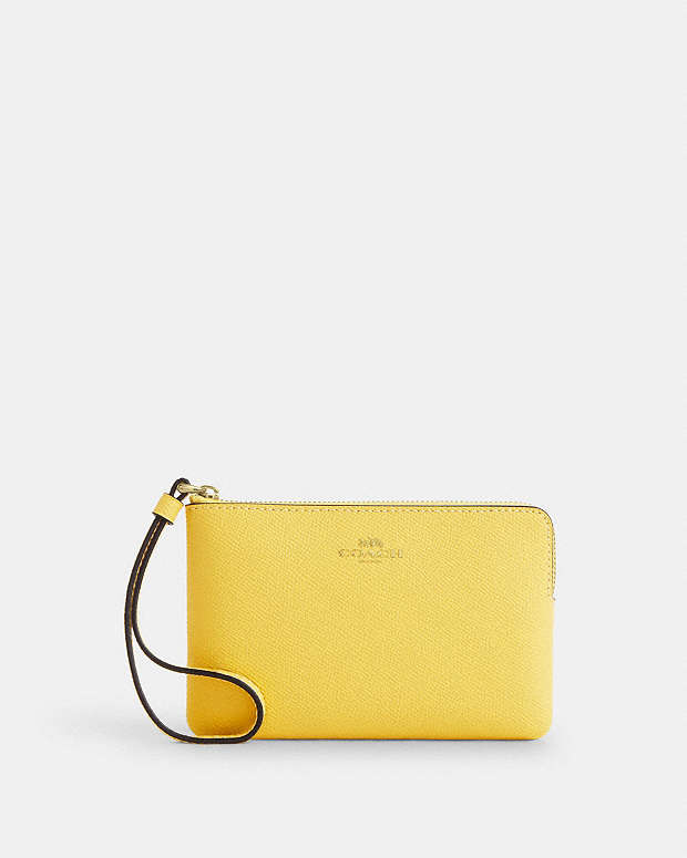 公式】コーチアウトレット | コーナー ジップ リストレット