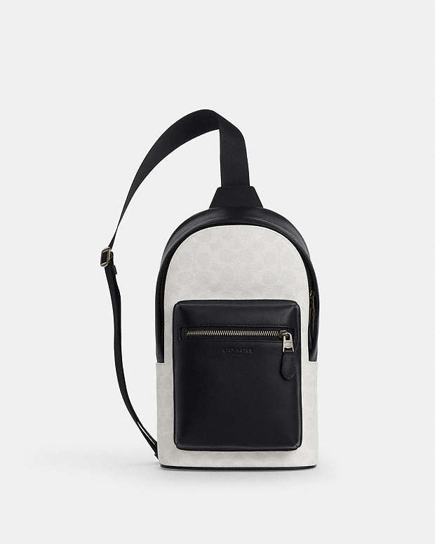 公式】コーチアウトレット | ウエスト パック・シグネチャー キャンバス