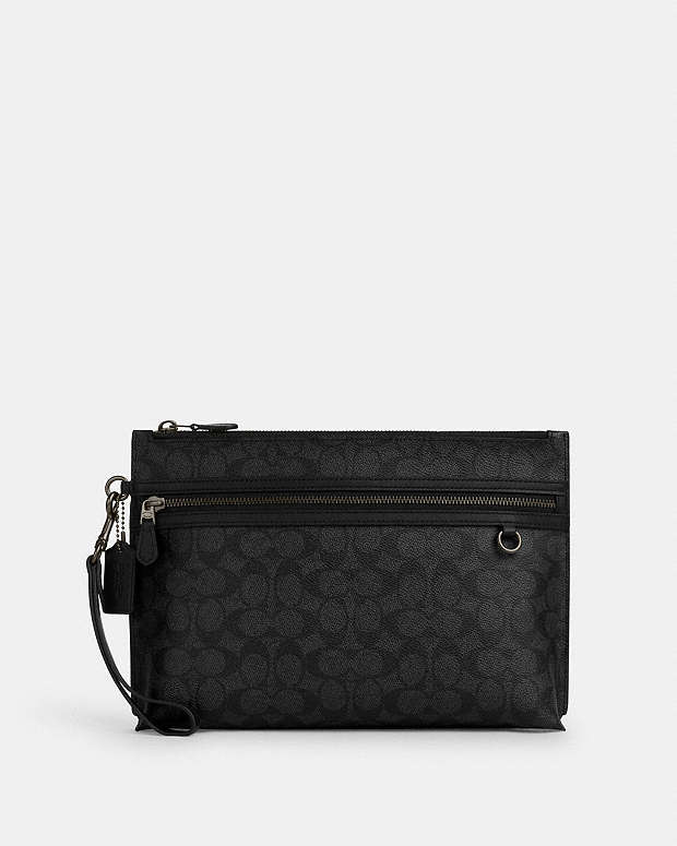 公式】コーチアウトレット | キャリー オール ポーチ・シグネチャー