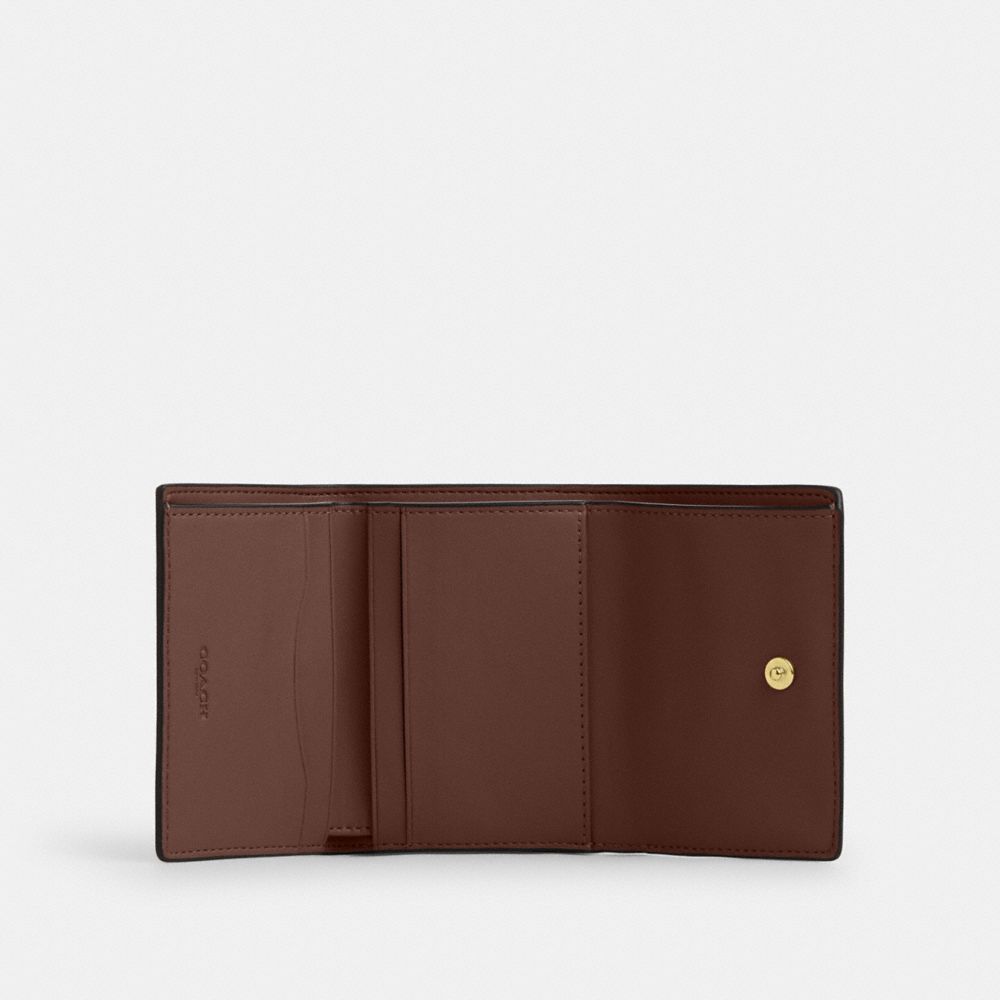 COACH® Outlet | Card Holder Wallet In Signature Canvas