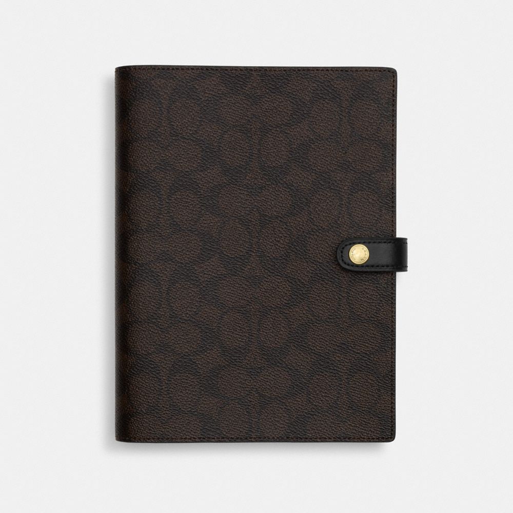 公式】コーチアウトレット | ノートブック・シグネチャー キャンバス