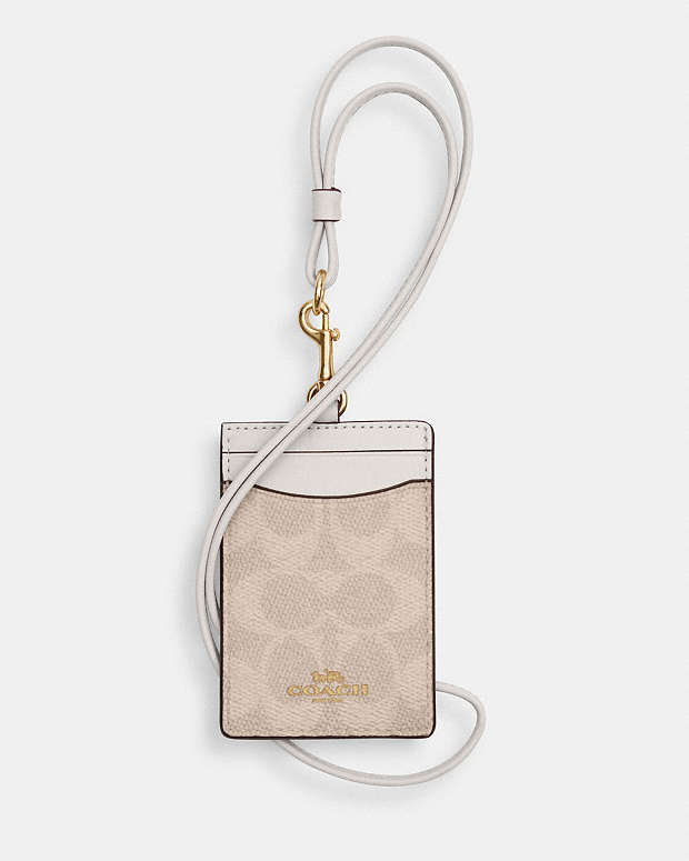 公式】コーチアウトレット | ID ランヤード・シグネチャー キャンバス