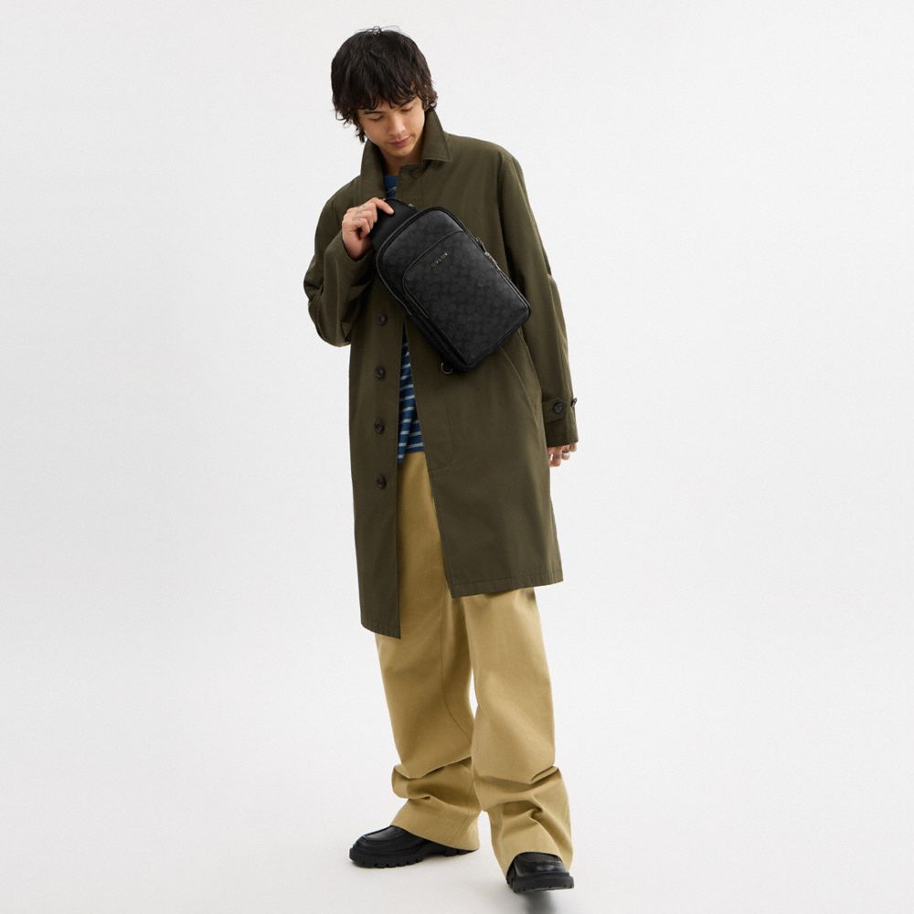 公式】コーチアウトレット | イーサン パック・シグネチャー キャンバス