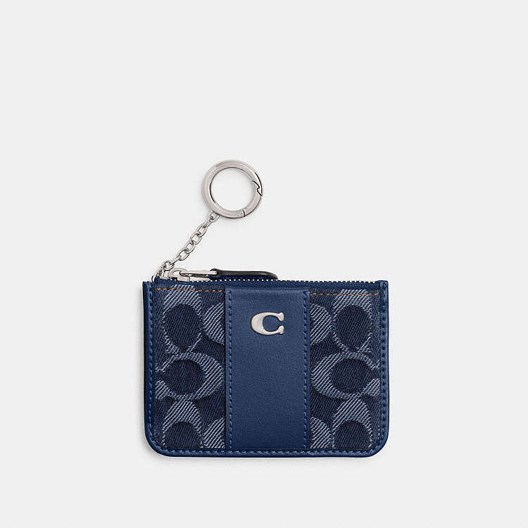 COACH® Outlet | Essential Mini Id Card Case In Signature Denim