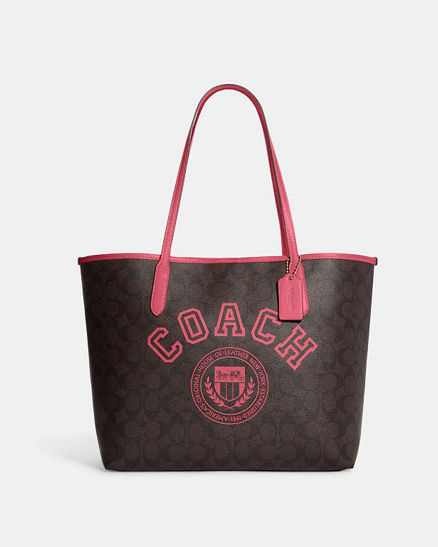 公式】コーチアウトレット | シティ トート シグネチャー キャンバス