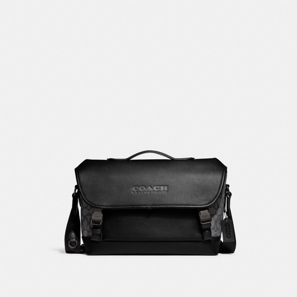 公式】COACH – コーチ | リーグ バイク バッグ・シグネチャー ジャカード