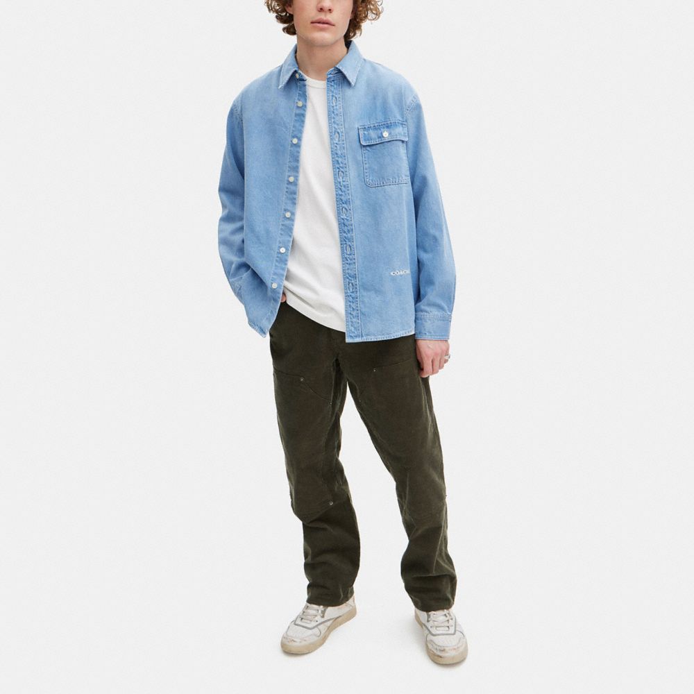 公式】COACH – コーチ | デニム シャツ