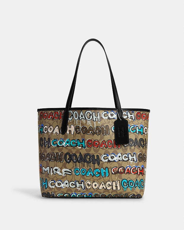公式】コーチアウトレット | 【COACH X MINT + SERF】 シティ トート