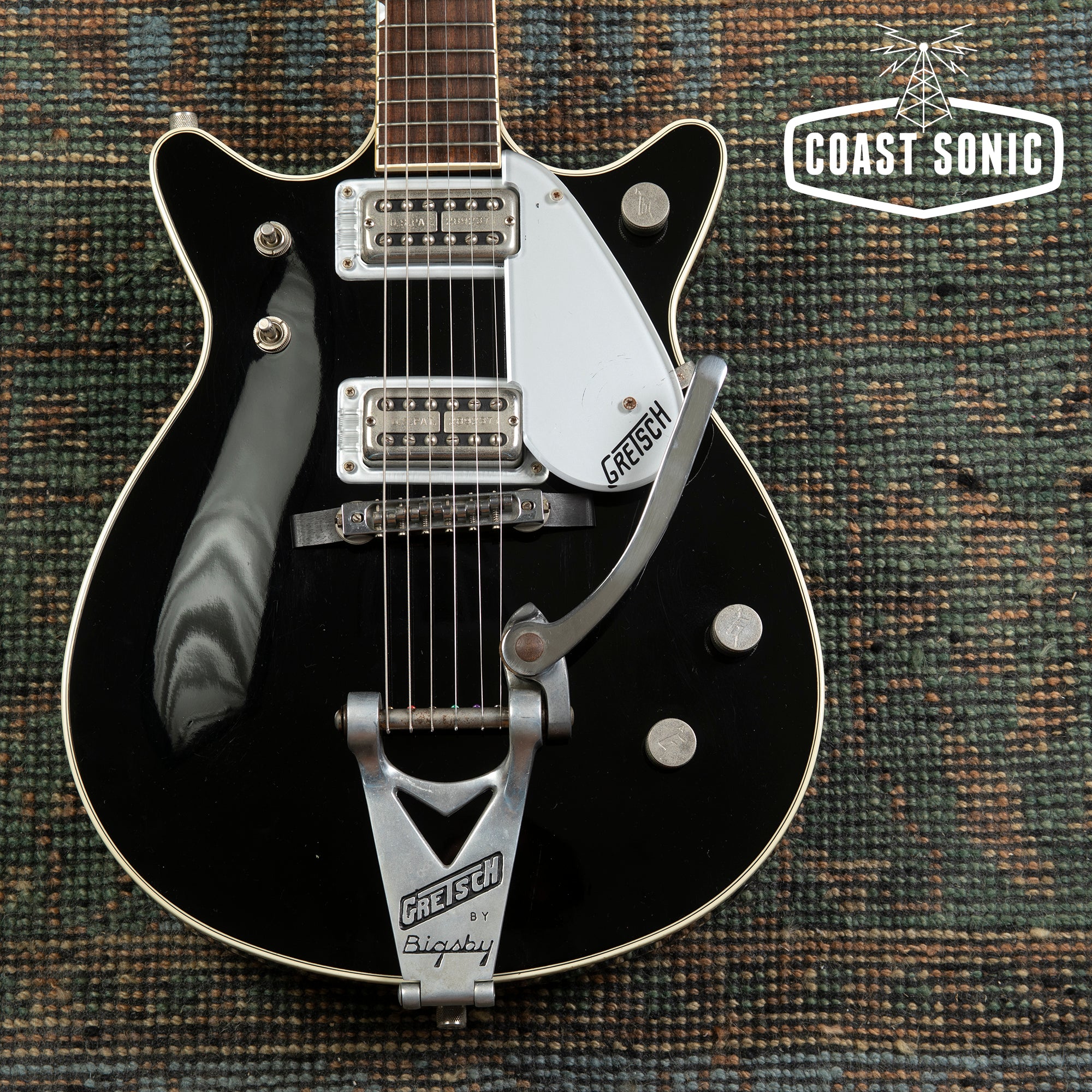 2001 Gretsch Duo Jet DC G6128T-1962 Made In Japan hardcase