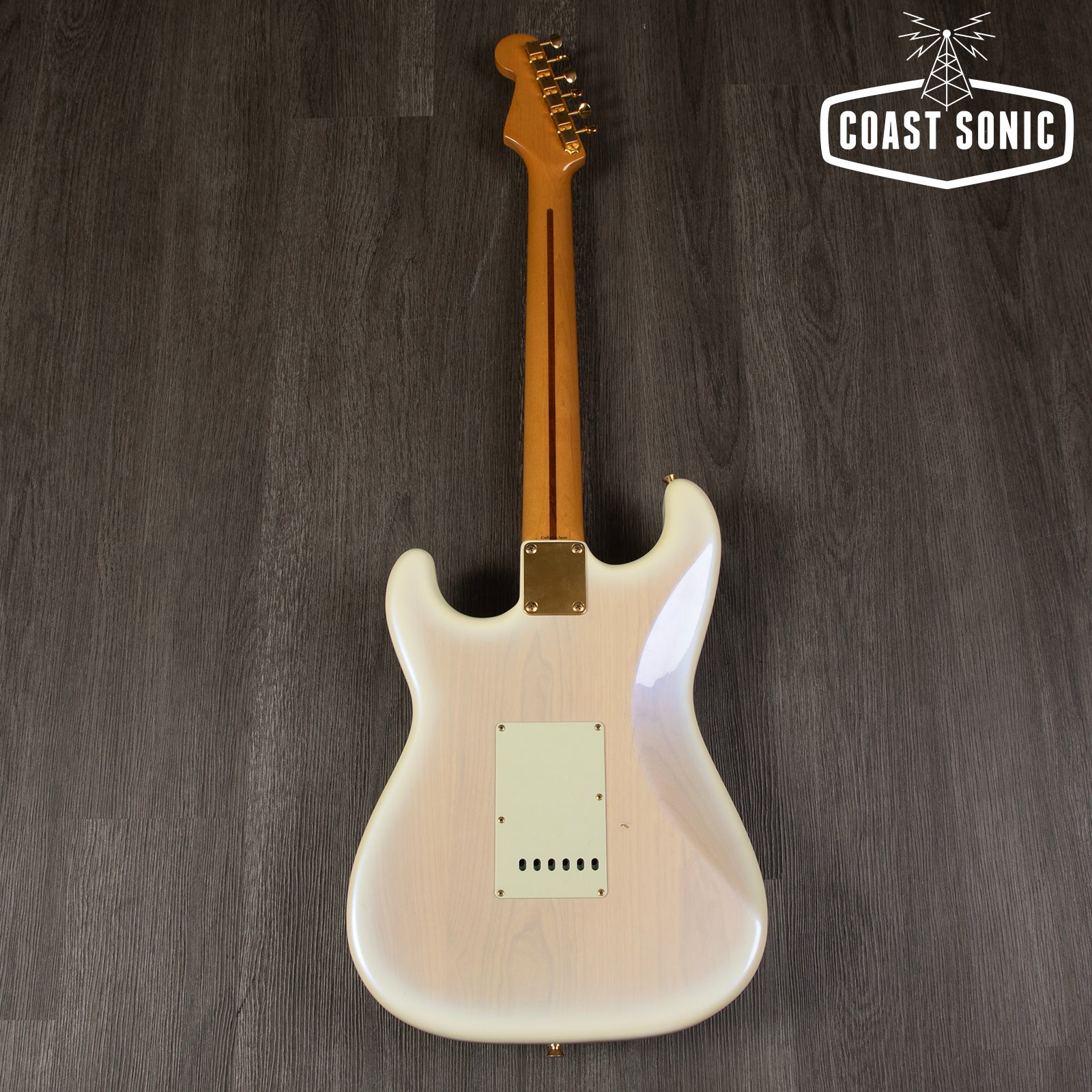 2004 Fender '57 Reissue Stratocaster ST80-SPL Ash Body white burst mad