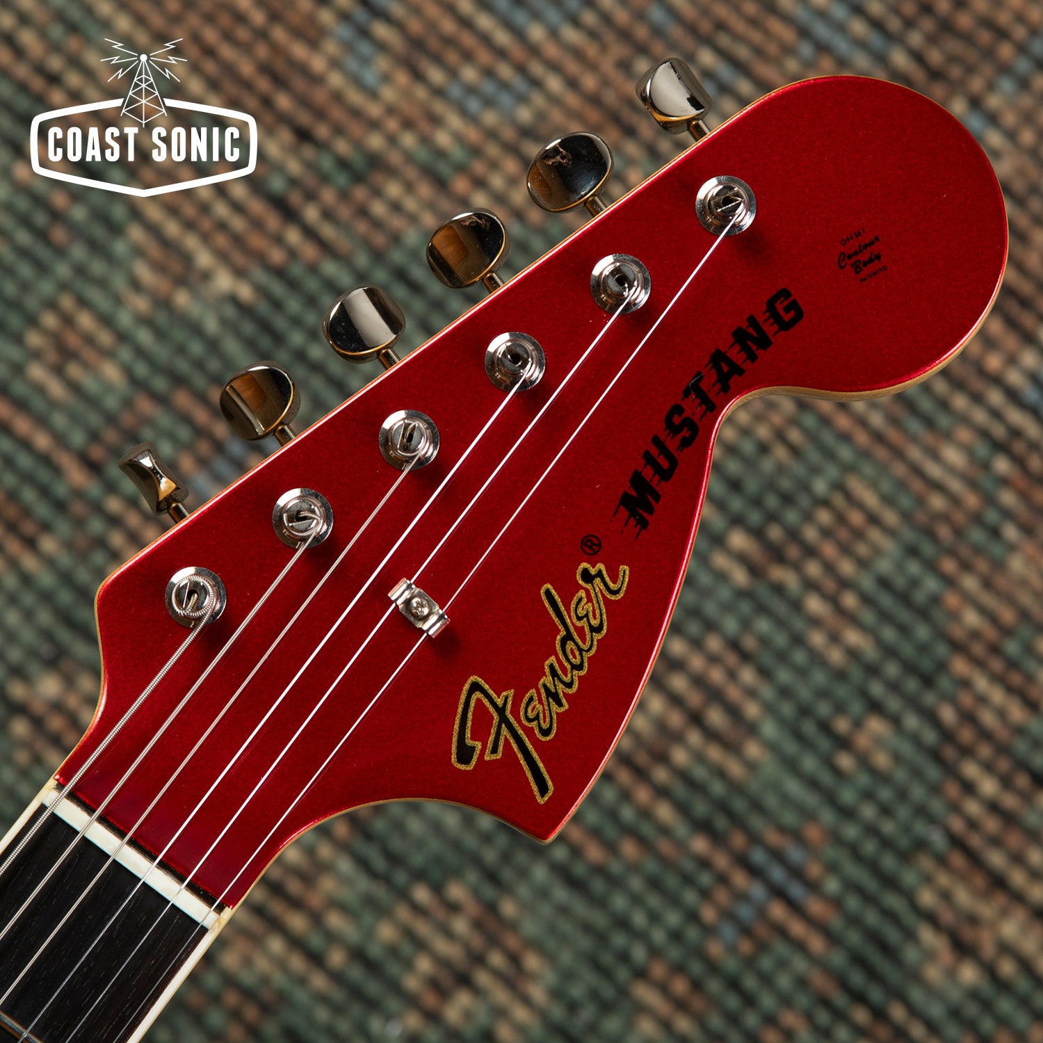 2012 Fender FSR Mustang MG-HO Thinline made in Japan MIJ Candy Apple R