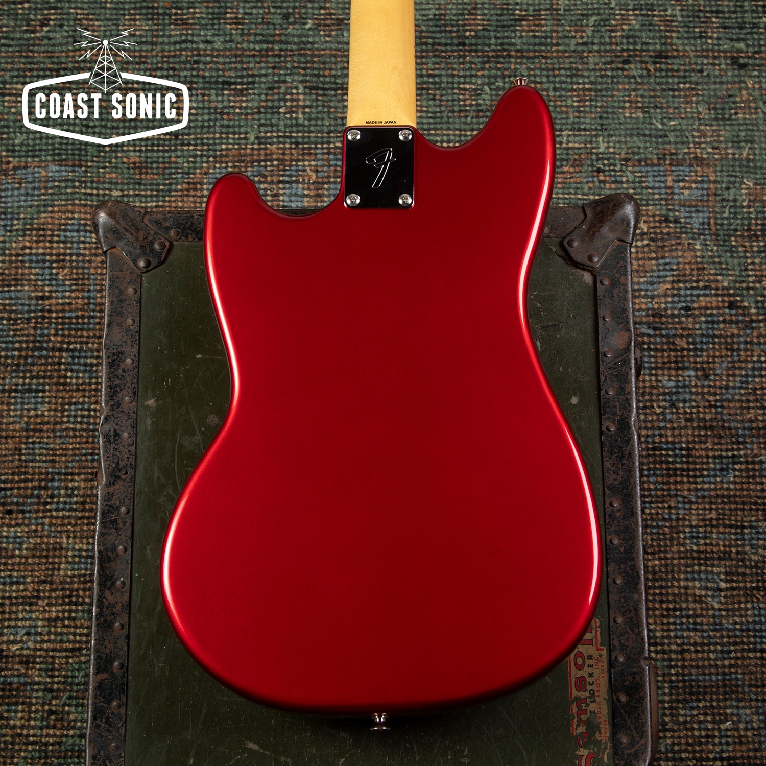 2012 Fender FSR Mustang MG-HO Thinline made in Japan MIJ Candy Apple R