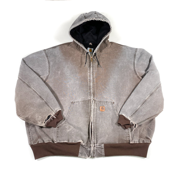 Vintage 2003 Carhartt J25 CHT Hooded Work Active Jacket