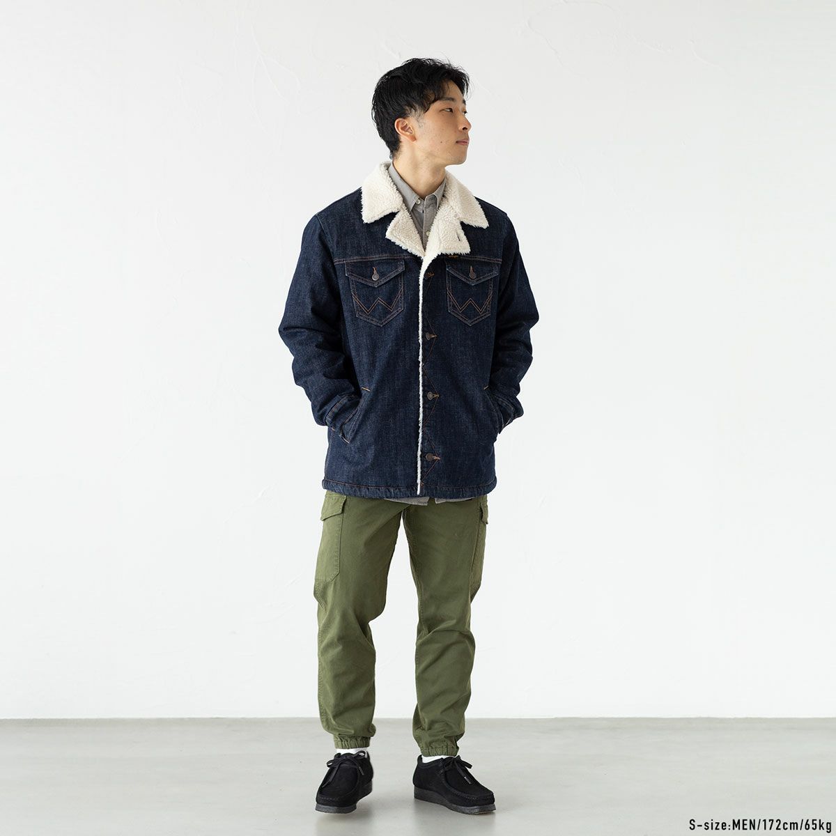 ラングラー デニム ランチコート ラスティックネイビー WRANGLER