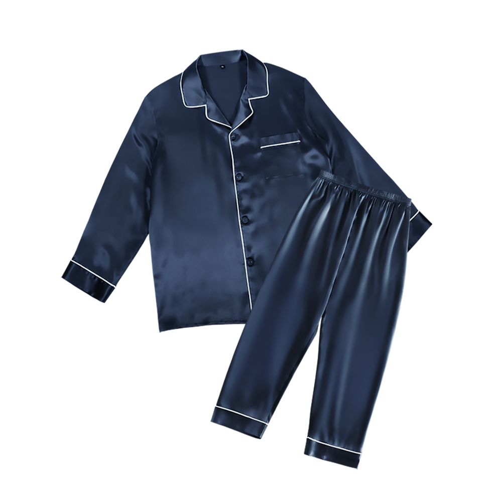 シルク メンズパジャマ（長袖上下セット） – COCOSILK 公式オンライン