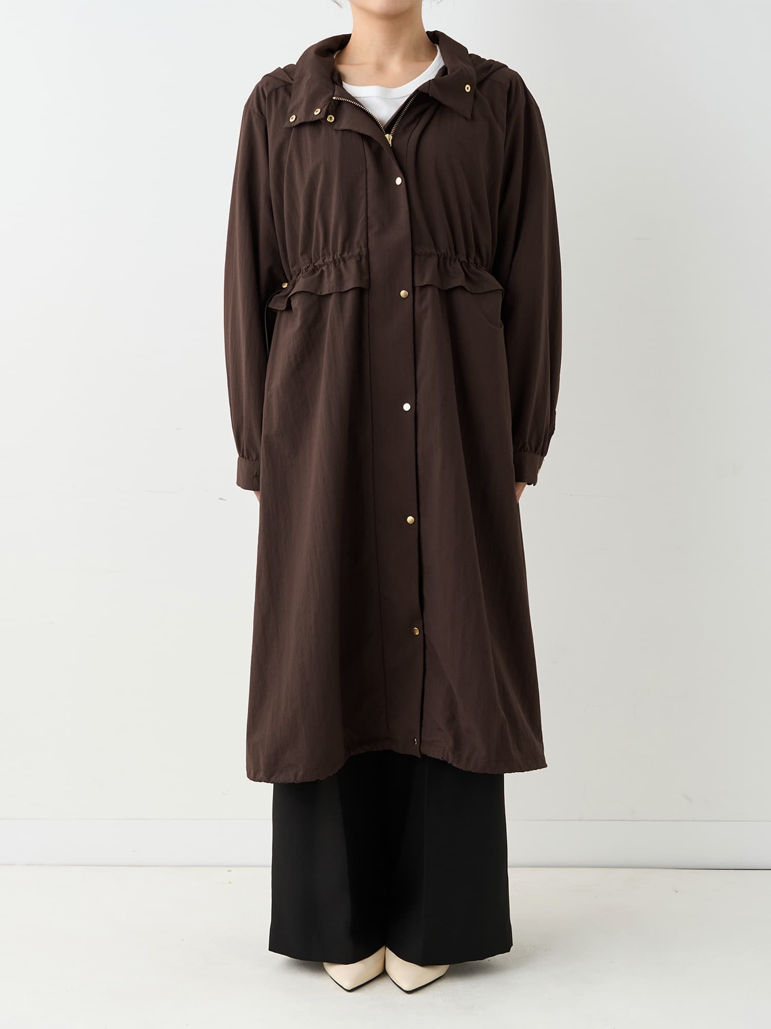 UVカット/撥水/透湿】ドロストマウンテンパーカーコート | 小柄・低