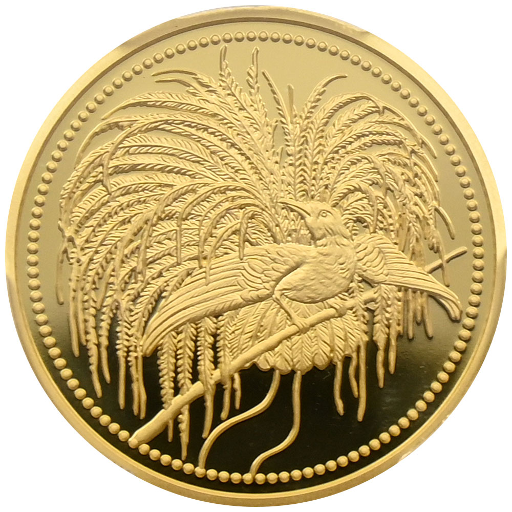 パプアニューギニア 2020 100キナ 金貨 PCGS PR70DCAM 極楽鳥 41011112