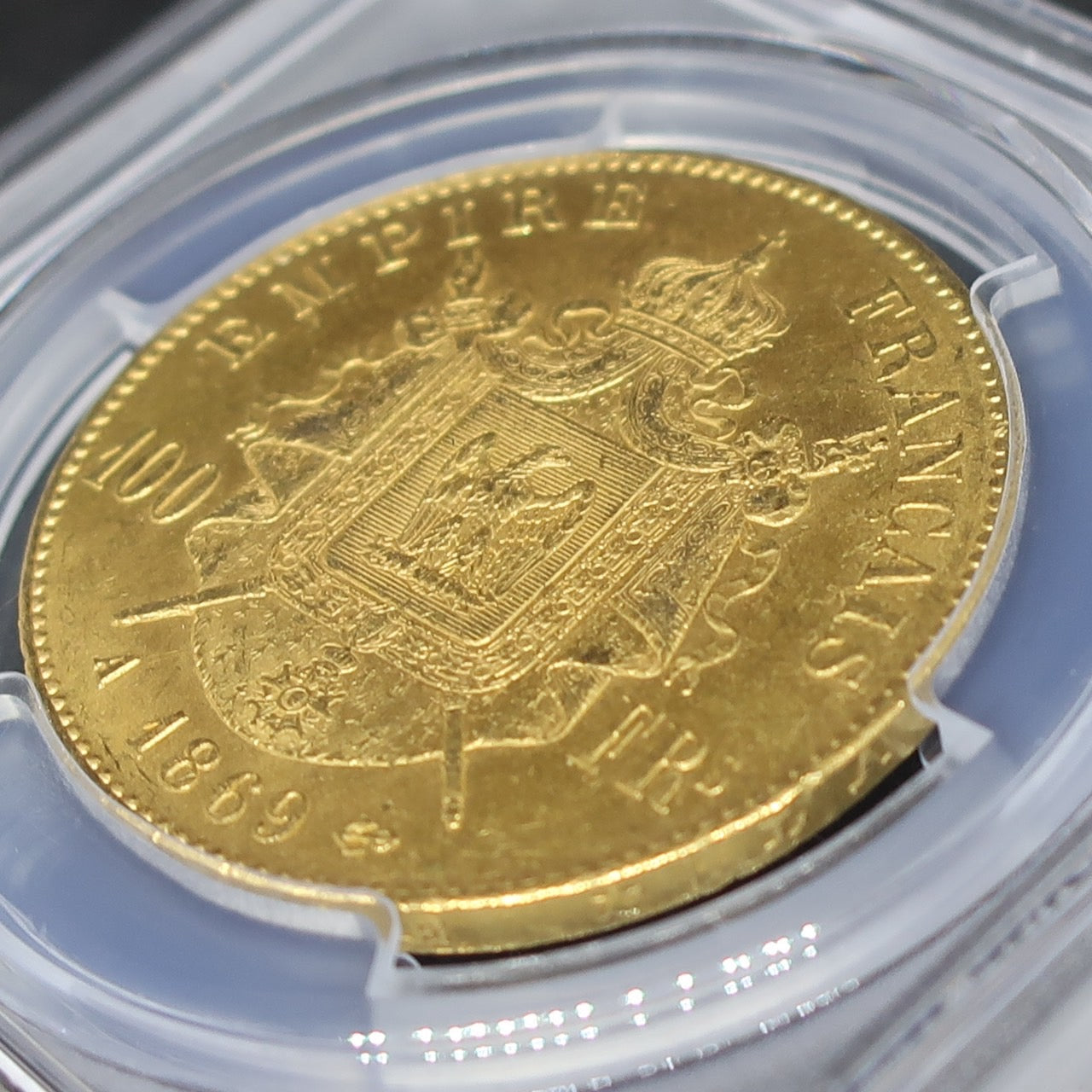 1869A フランス 100フラン金貨 ナポレオン3世 MS62 PCGS – CoinBlessing