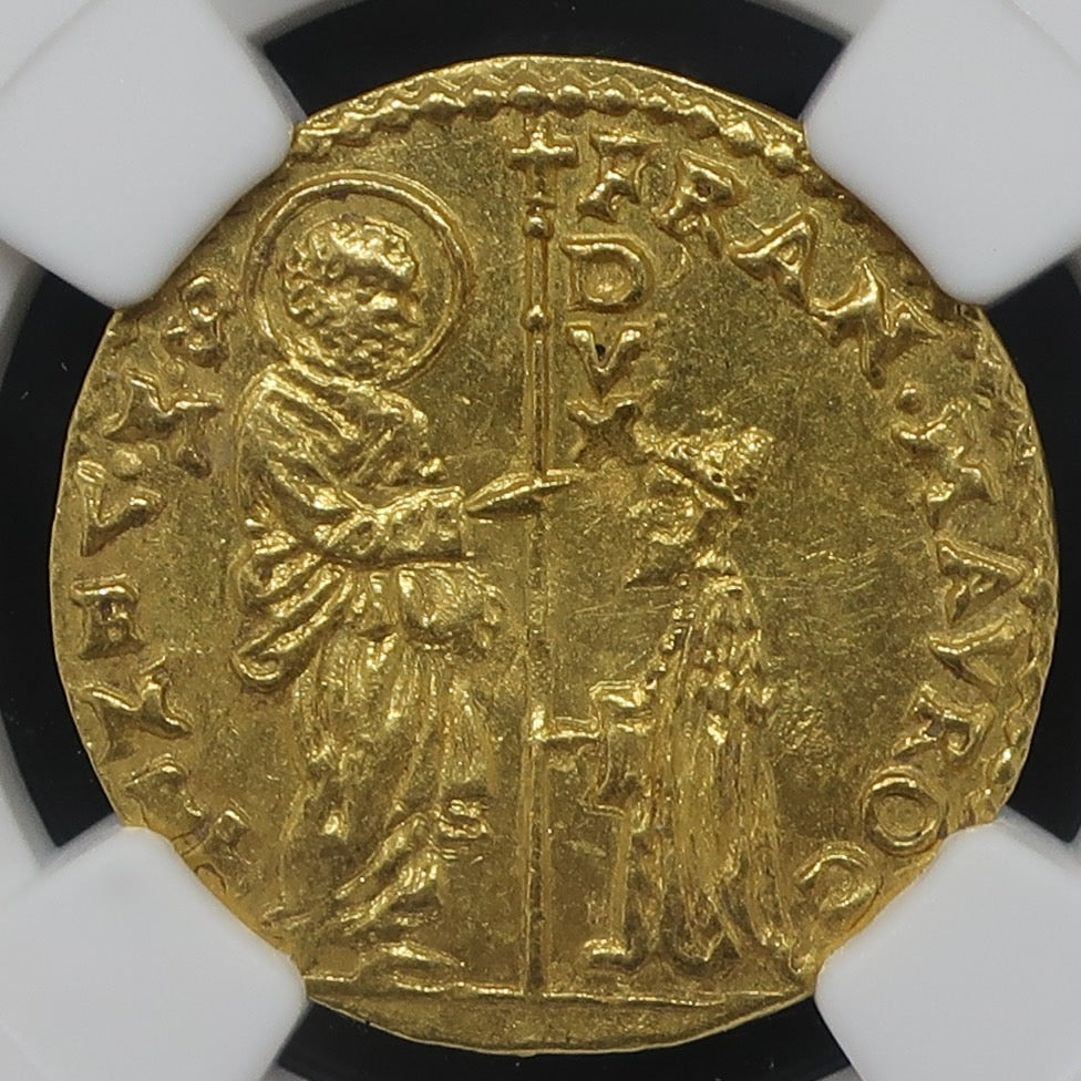 1688-94 イタリア ゼッキーノ金貨 ヴェニス フランチェスコ・モ