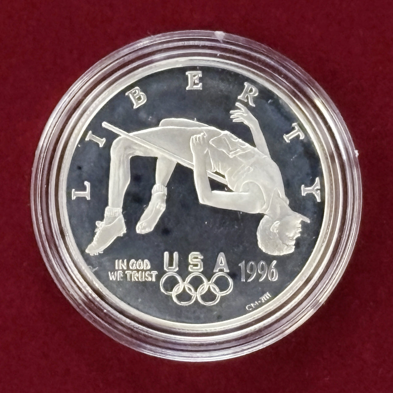アメリカ】1996年アトランタオリンピック 1ドル 銀貨 プルーフ 1996P
