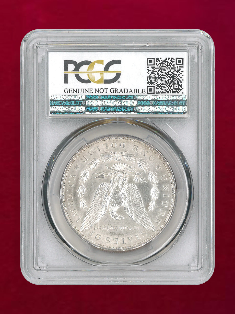 アメリカ】1ドル 銀貨 モルガンダラー 1898 PCGS Genuine Cleaned-AU