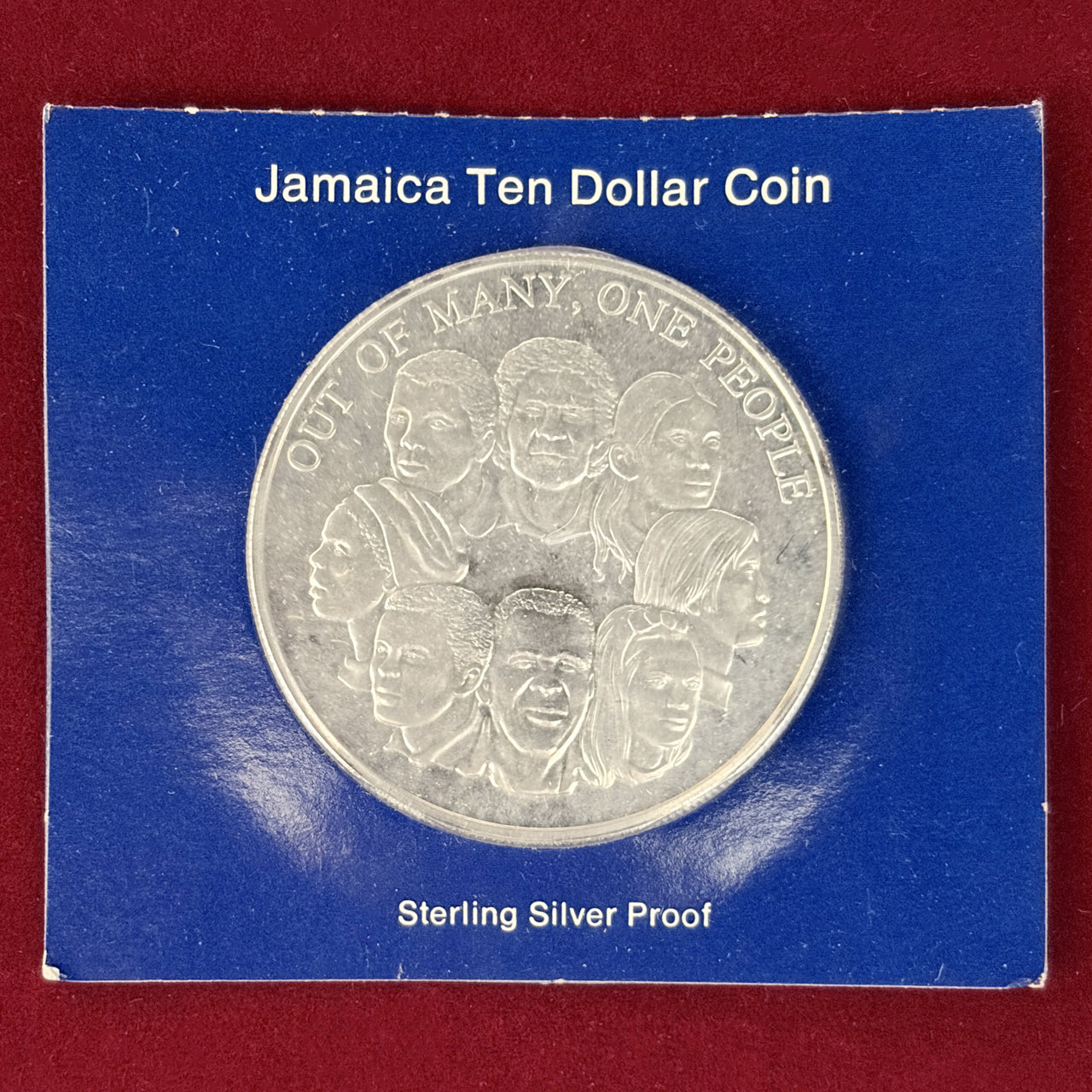 ジャマイカ】ジャマイカの団結 10ドル 銀貨 プルーフ 1978［B-0000683