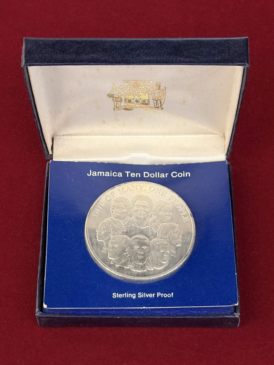 ジャマイカ】ジャマイカの団結 10ドル 銀貨 プルーフ 1978［B-0000683