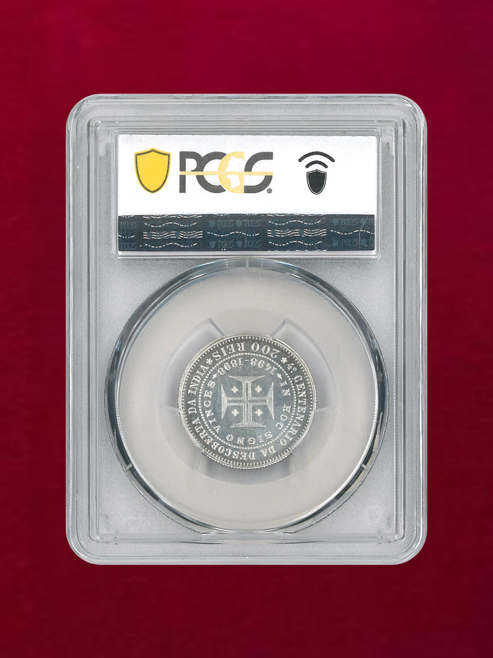 ポルトガル】200レイス 銀貨 1898 PCGS PR63［B-0000178］ – ワールド