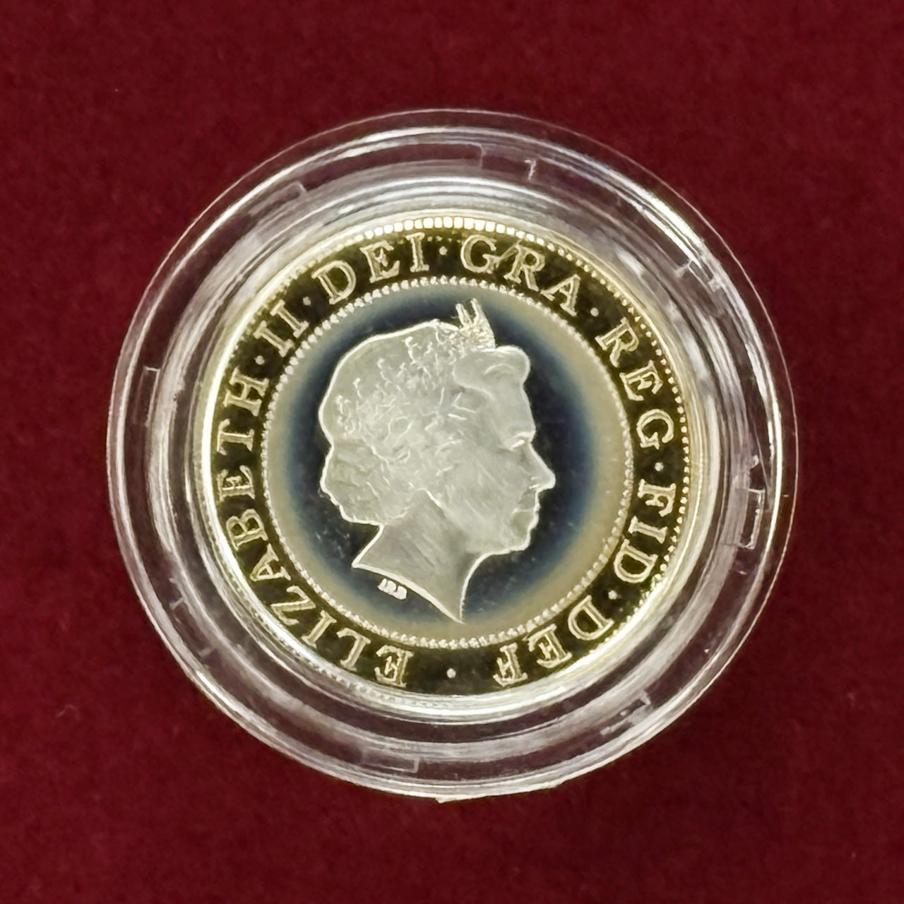 イギリス】2ポンド バイメタル 銀貨 PIEDFORT 1998［B-0000294