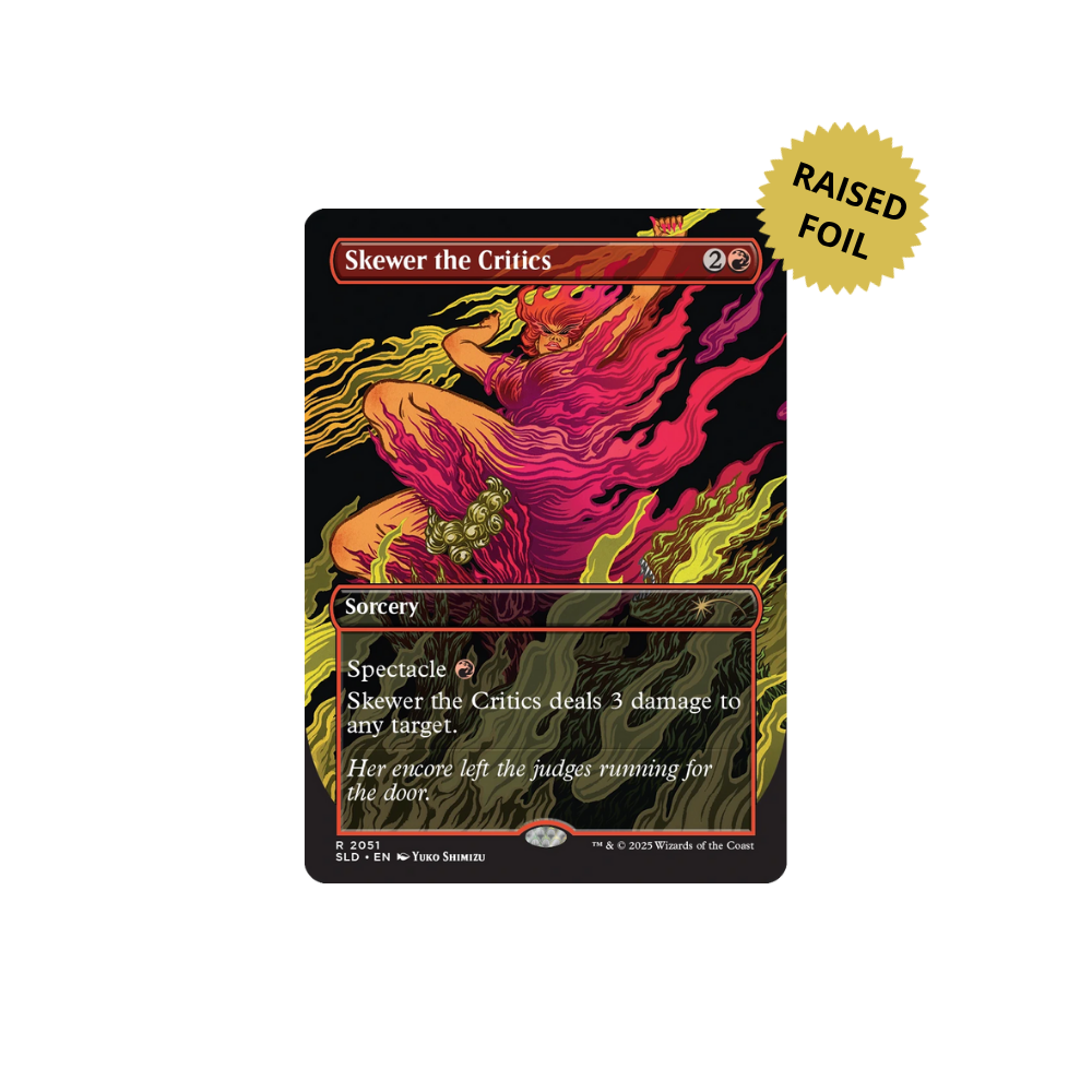 MTG Secret Lair EVERYTHING IS ON FIRE [Raised Foil]