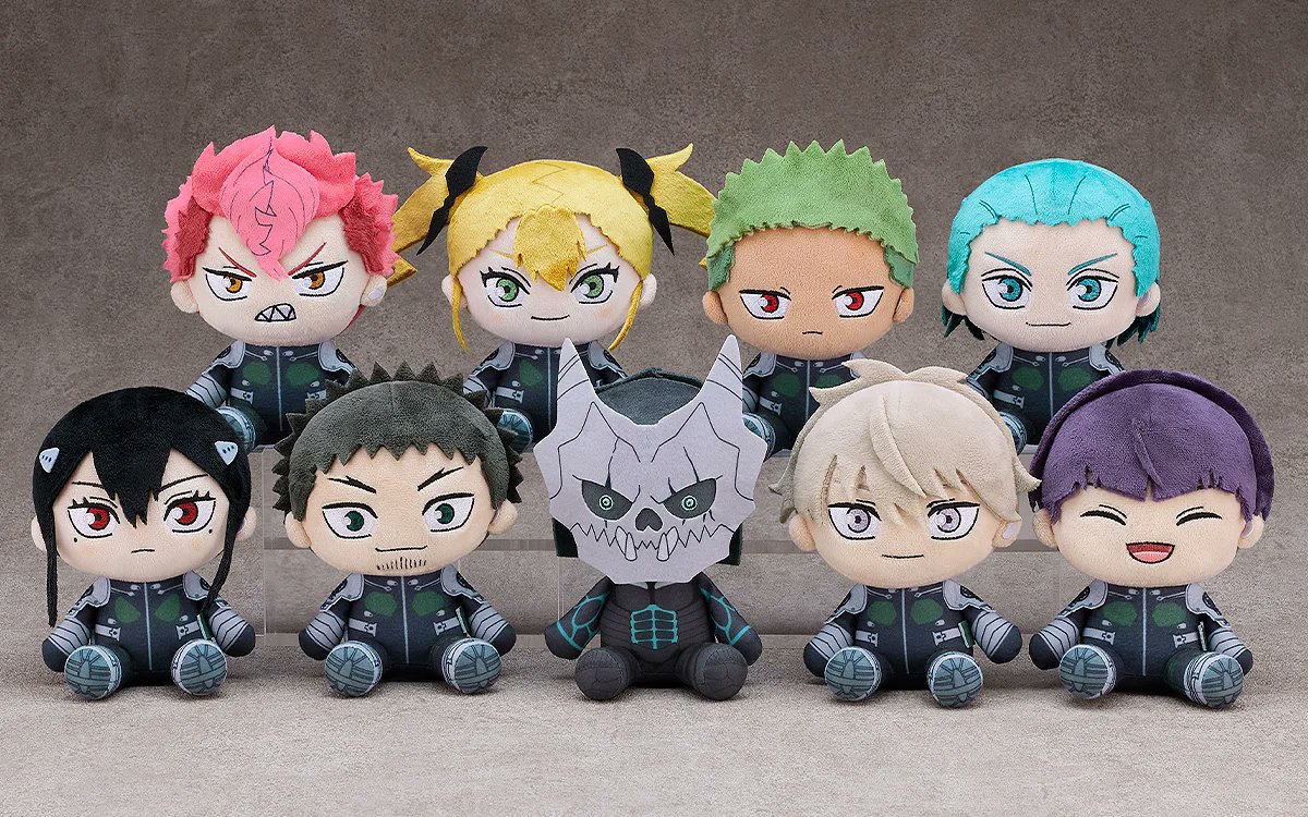 怪獣8号 日本防衛隊メンバー8名が登場!「てのりぬい 全9種」3月発売!!