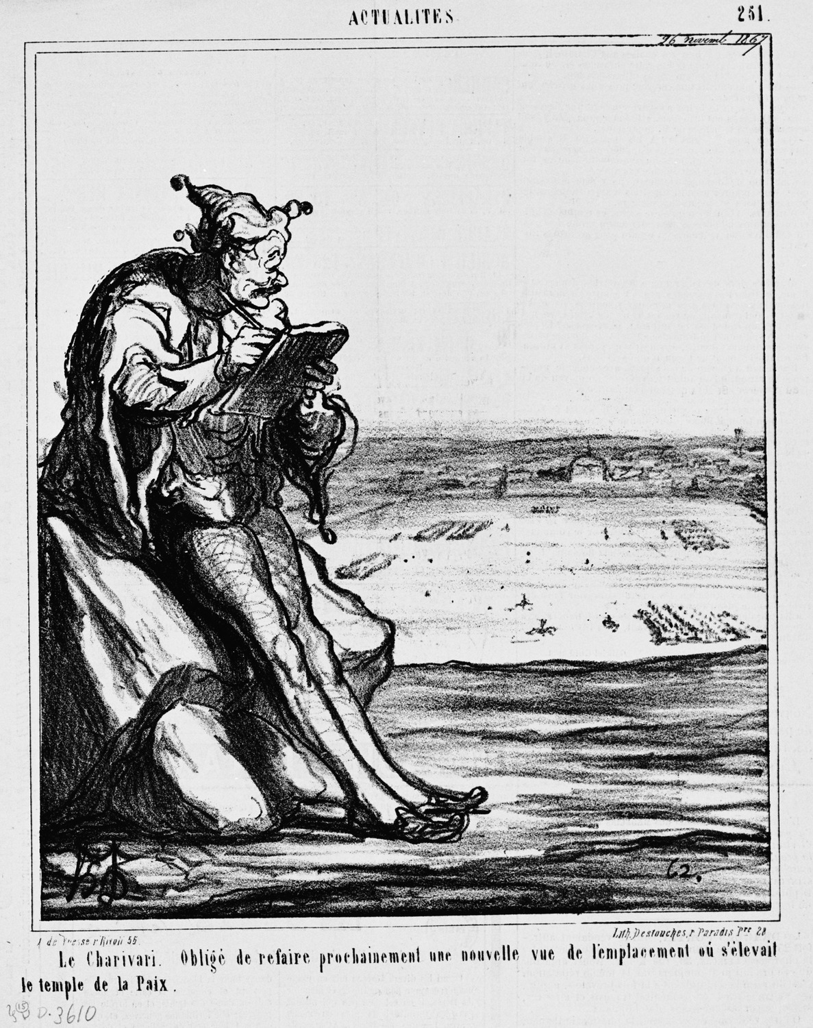 できごと』：（251）『シャリヴァリ』紙 かつて平和の殿堂があった場所