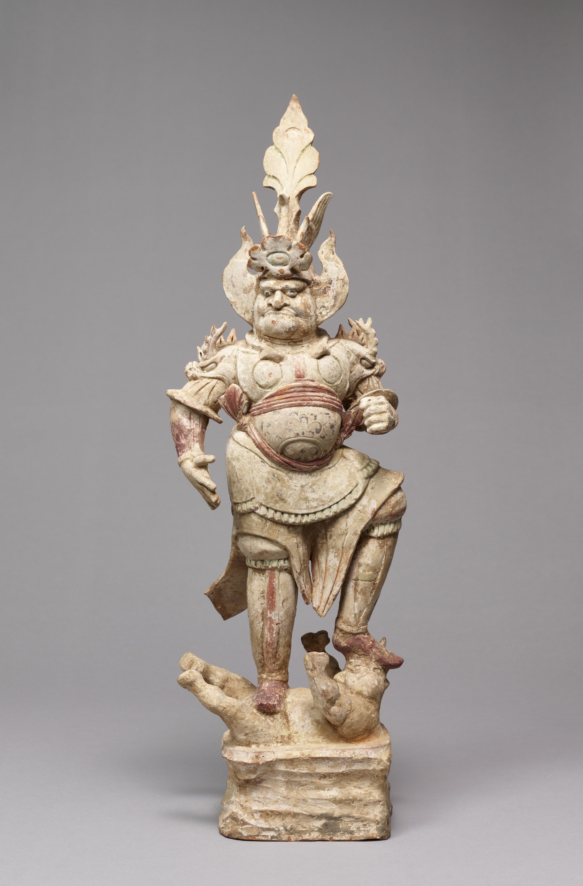 九州国立博物館 | 収蔵品データベース | 加彩武人俑