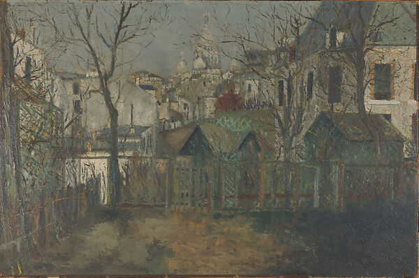 Maurice Utrillo - Renoir's Garden in Montmartre - The Metropolitan