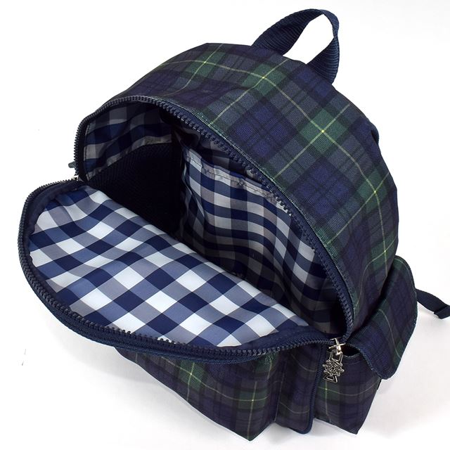SALE：70%OFF】 送料無料 通園リュック 撥水・軽量タイプ タータン