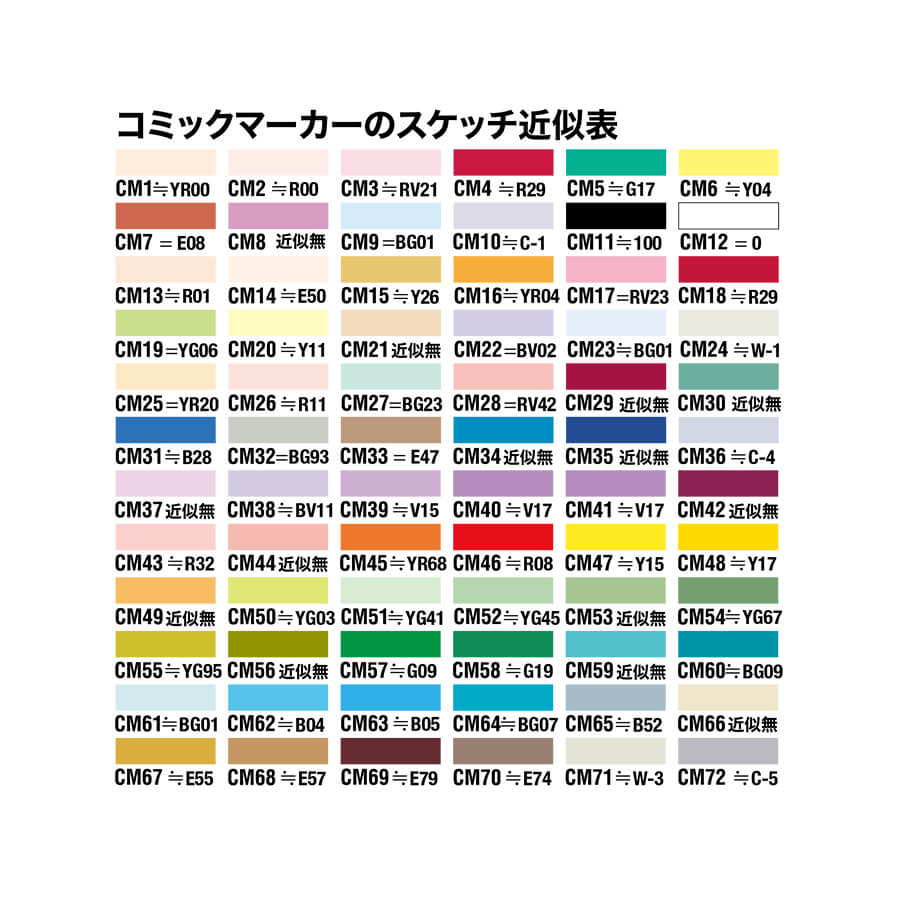 コミックマーカー - コピック公式サイト