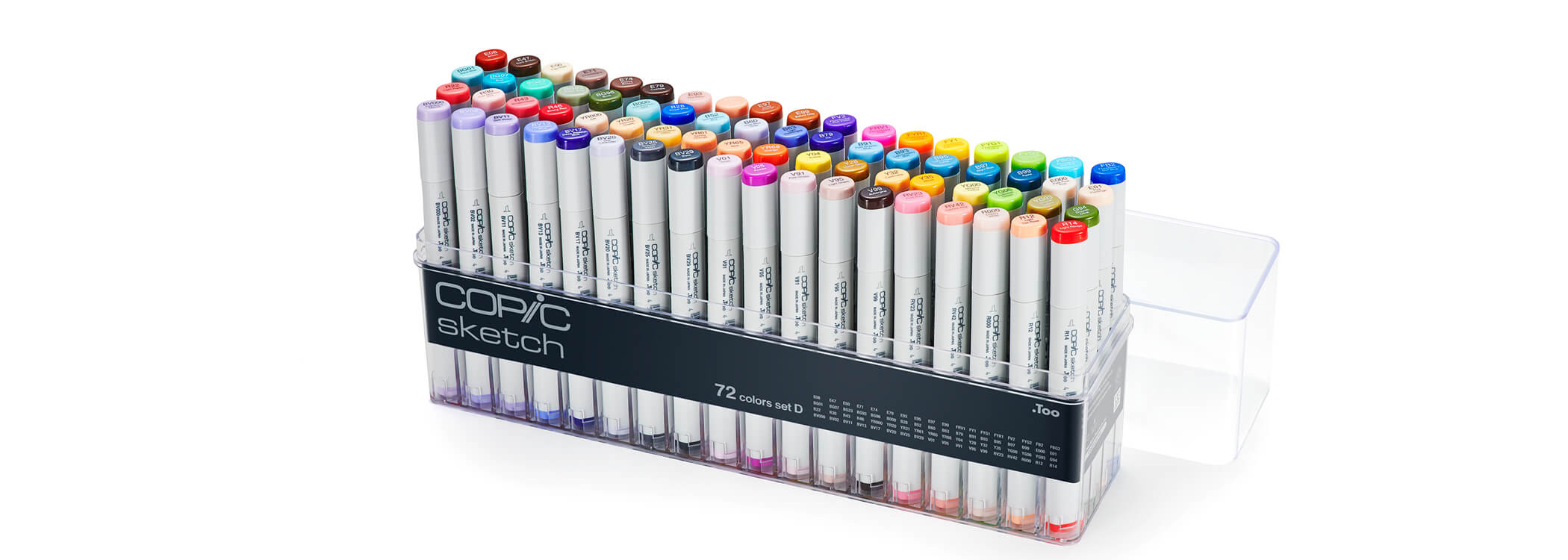 Copic Sketch 72 colors set D - COPIC Official Website