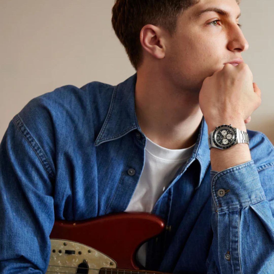 Timex Q Reissue Chronograph Azul 40mm TW2W51600 - Corvus