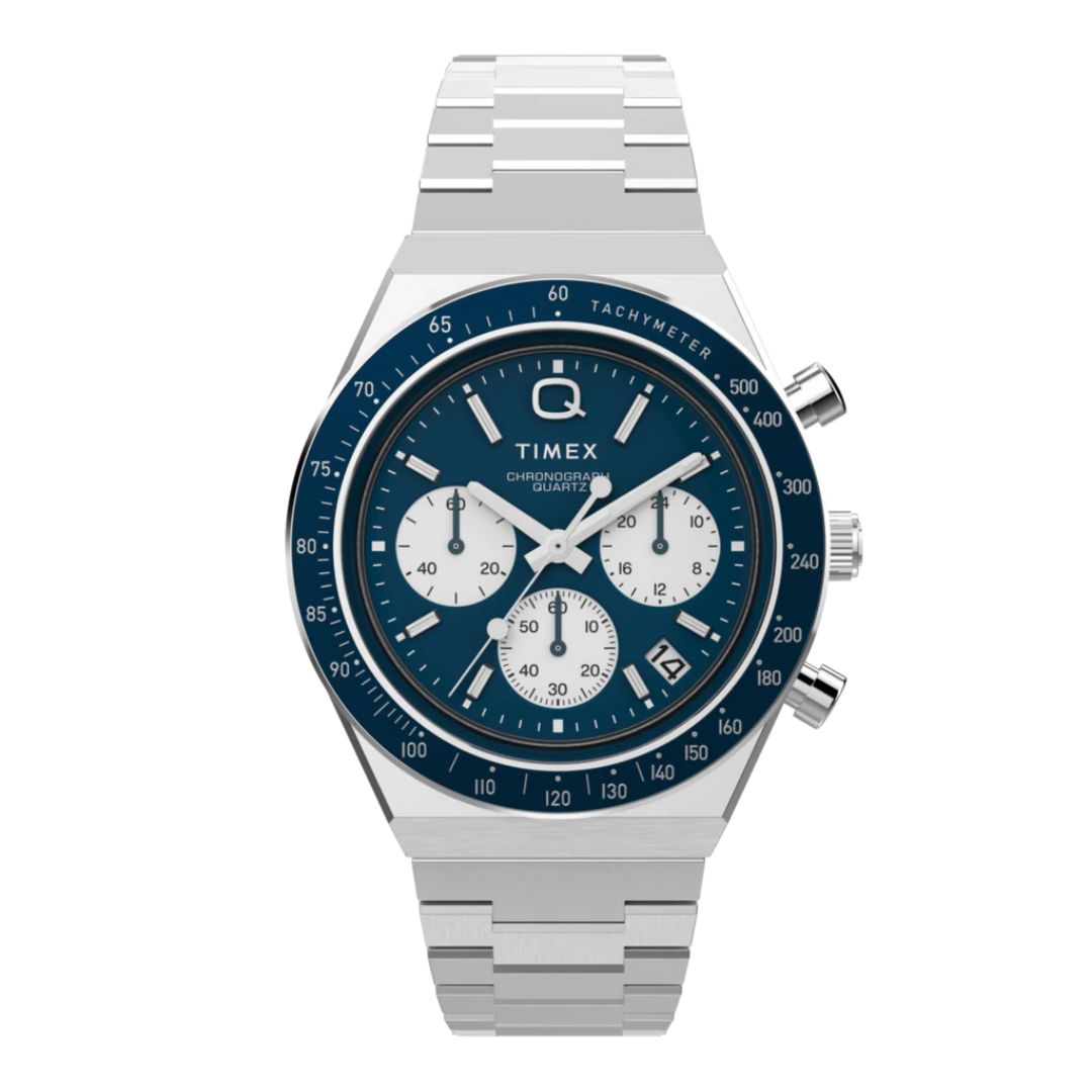 Timex Q Reissue Chronograph Azul 40mm TW2W51600 - Corvus