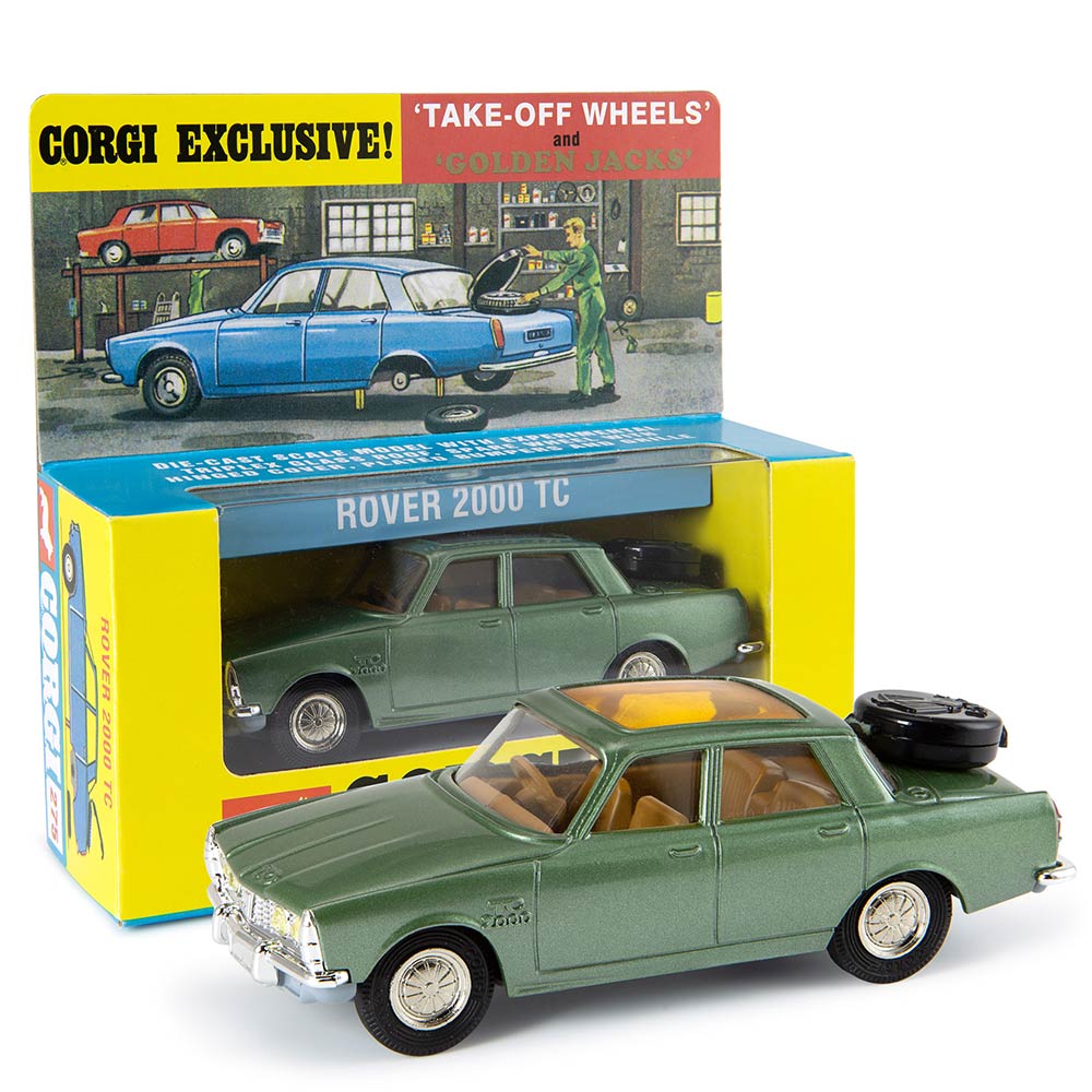 Rover 2000 TC 'Take Off Wheels' and 'Golden Jacks' (275) – Corgi