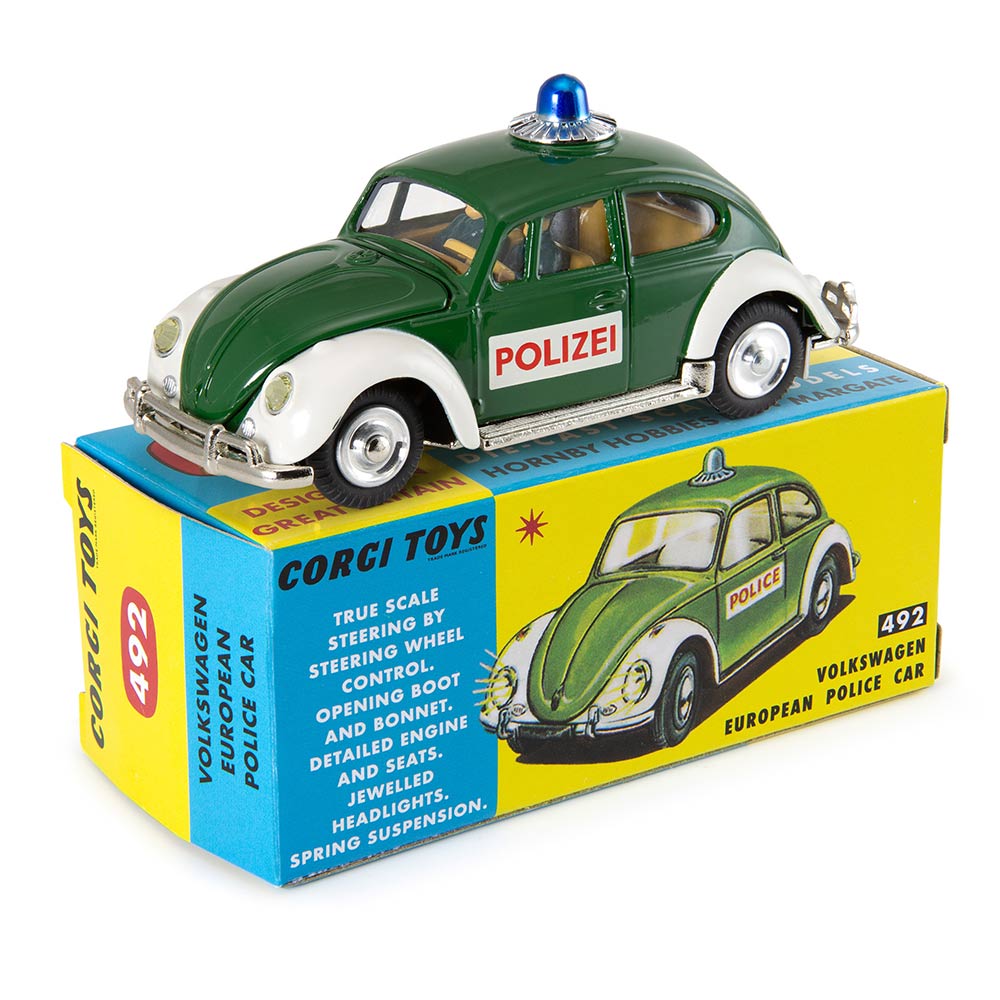 Volkswagen European Police Car (492) – Corgi Model Club USA