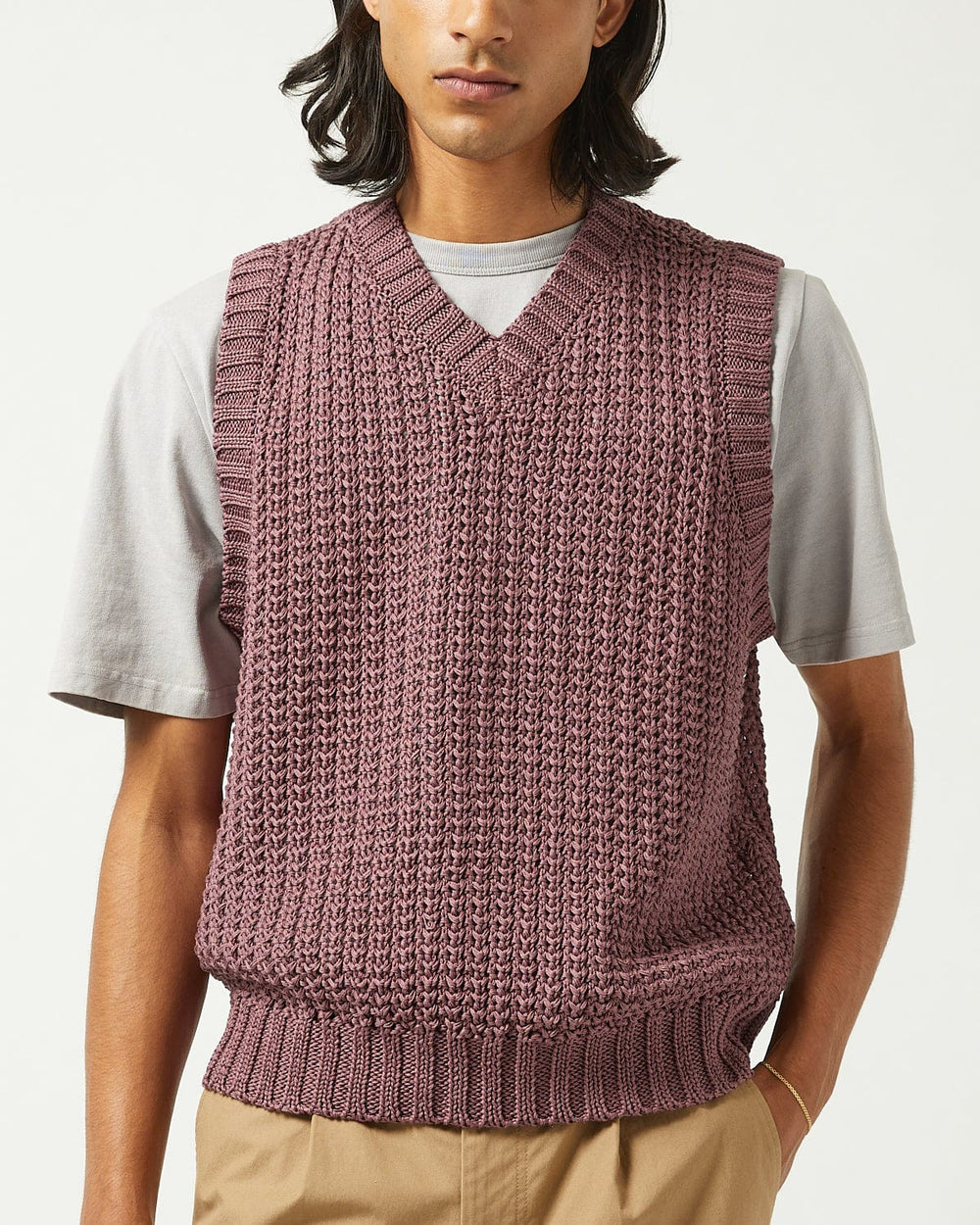 Mercerized Vest - Violet – Corridor